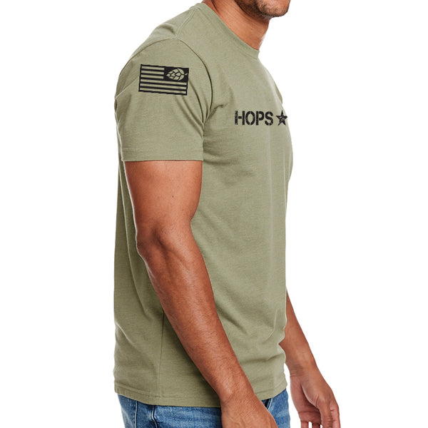 Hops Nation Tee - Military Green-ON SALE--$19.99