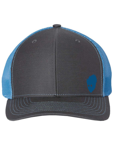 Hop Hedz Charcoal & Columbia Blue- Snapback