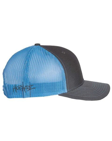 Hop Hedz Charcoal & Columbia Blue- Snapback