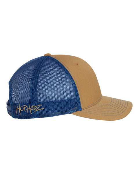 Hop Hedz True Blue & Biscuit- Snapback